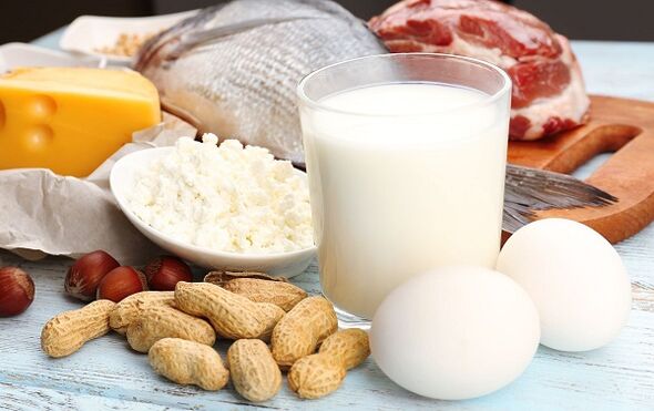 ushqime për një dietë proteinike