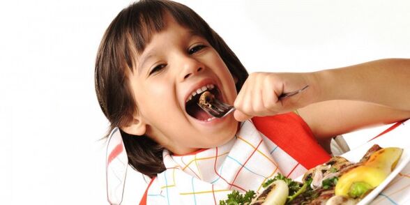 fëmija ha perime në një dietë me pankreatit