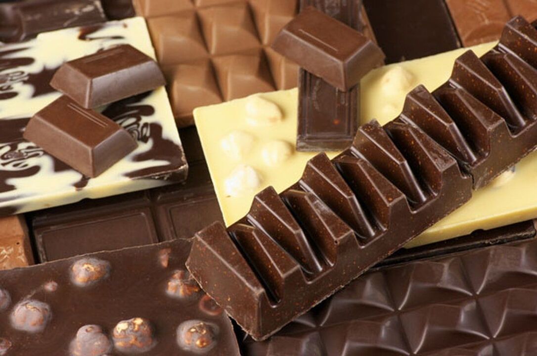 Dietë me çokollatë për humbje peshe