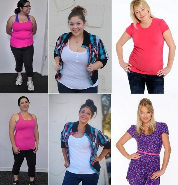 Fotot para dhe pas humbjes së peshës në dietën Maggi