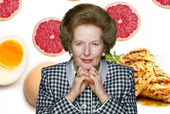 Margaret Thatcher dhe ushqimet e saj dietike